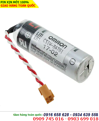 Pin Omron CS1W-BAT01 lithium 3.6V nuôi nguồn Omron PLC chính hãng